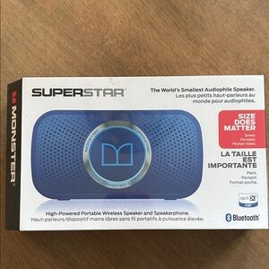 Superstar Blue Portable Wireless Speaker